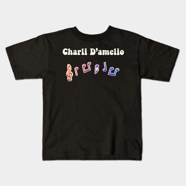 charli damelio Kids T-Shirt by see mee